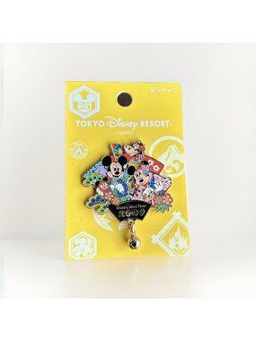 Disney Pin Tokyo Resort Pin 2009 Happy Moo Year Mickey Mouse Minnie Mouse Gift